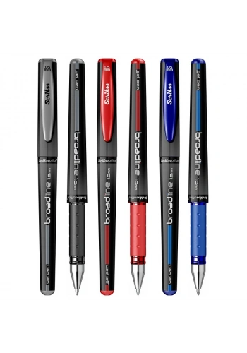 SCRİKSS BROADLINE SİYAH 1.0 JEL PEN KALEM