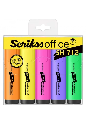 SCRİKSS SH 712 FOSFORLU KALEM 5 Lİ PK