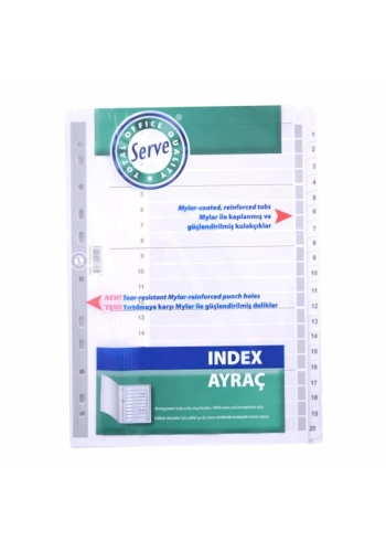 SERVE 1-20 RAKAMLI AYRAÇ 5326