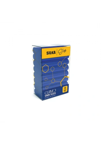 SİLKA CURVED SINAV SİLGİSİ 8 Lİ PAKET SG.53