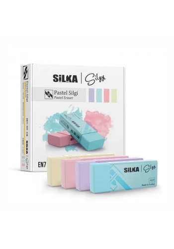 SİLKA PASTEL 4 RENK SİLGİ 20 Lİ ART.4