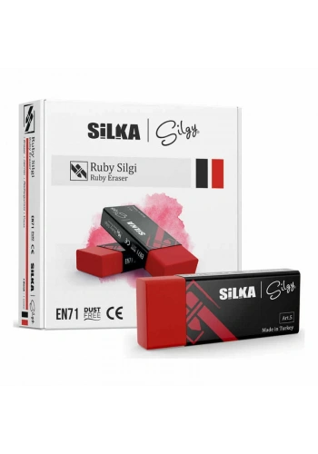SİLKA RUBY KIRMIZI SİLGİ 20 Lİ KT ART5