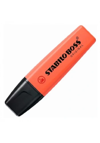 STABILO BOSS FOSFORLU KALEM PASTEL KIRMIZI 70/140