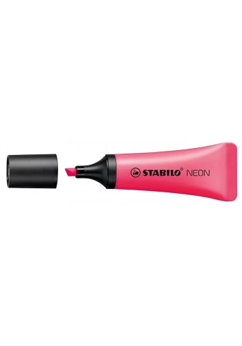 STABILO NEON FOSFORLU KALEM PEMBE 72/56