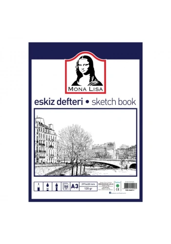 SÜDOR ESKİZ DEFTERİ A3 120 gr 50 YP BN05-3