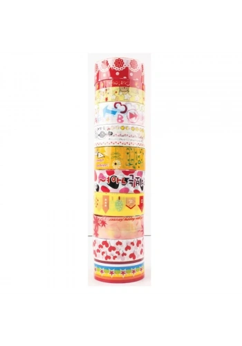 SÜDOR METALİZE DESENLİ BANT 10 LU CT01