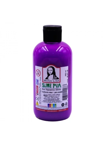 SÜDOR SLIME FOSFORLU MOR 250 ml SL07-16