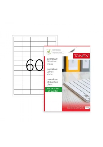 TANEX 40x24 LASER ETİKET TW-2260