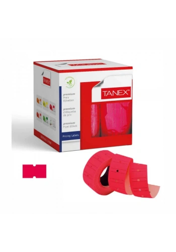 TANEX PEMBE 6 LI PK FİYAT MAKİNA ETİKETİ 800 LÜ