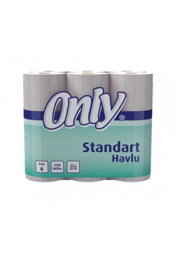 ONLY STANDART RULO HAVLU 6LI