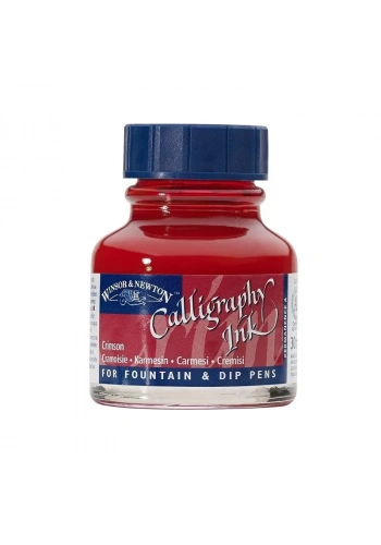 WINSOR&amp;NEWTON KALİGRAFİ MÜREKKEBİ 30 ml. CRIMSON 203 1111203
