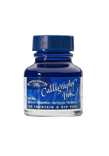 WINSOR&amp;NEWTON KALİGRAFİ MÜREKKEBİ 30 ml. DARK BLUE 222 1111222