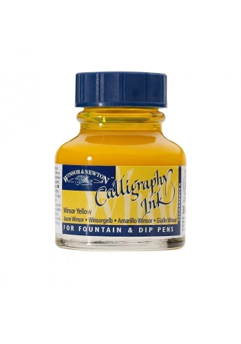 WINSOR&amp;NEWTON KALİGRAFİ MÜREKKEBİ 30 ml. WINSOR YELLOW 730 1111730