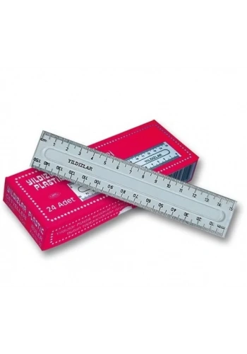 YILDIZLAR 15 cm CETVEL KOD 030