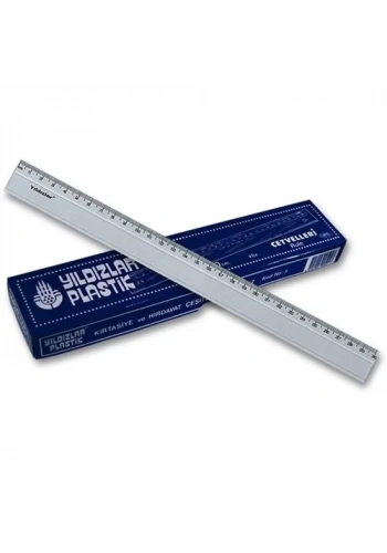 YILDIZLAR 50 CM. PLASTİK CETVEL KOD.033