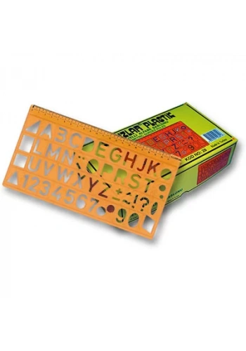 YILDIZLAR HARF ŞABLONU 22 MM. KOD.028