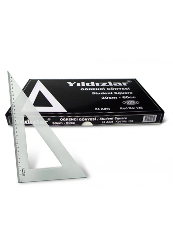 YILDIZLAR ÖĞRENCİ GÖNYESİ 30 cm 60 cc KOD.135