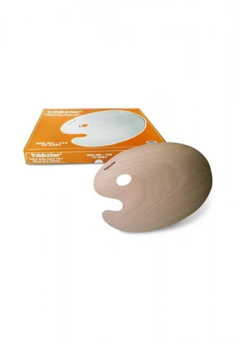 YILDIZLAR TAHTA OVAL PALET NO:1 KOD.144