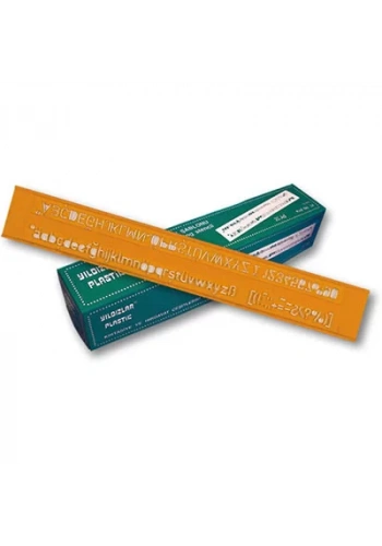 YILDIZLAR TEKNİK YAZI ŞABLONU 10 MM. KOD.054