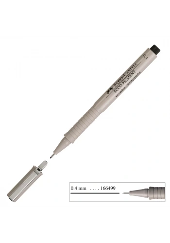 Faber Castell Ecco Pigment Çizim Kalemi 0.4 mm Siyah