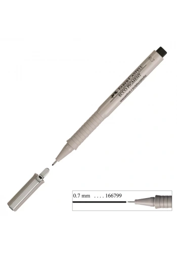 Faber Castell Ecco Pigment Çizim Kalemi 0.7 mm Siyah