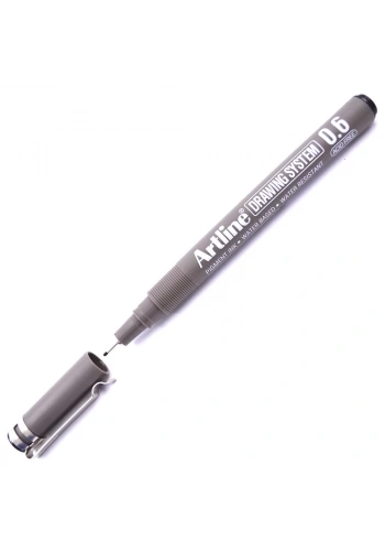 Artline Çizim Kalemi 0.6 mm Siyah EK-236