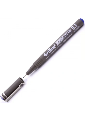Artline Çizim Kalemi 0.1 mm Mavi EK-231