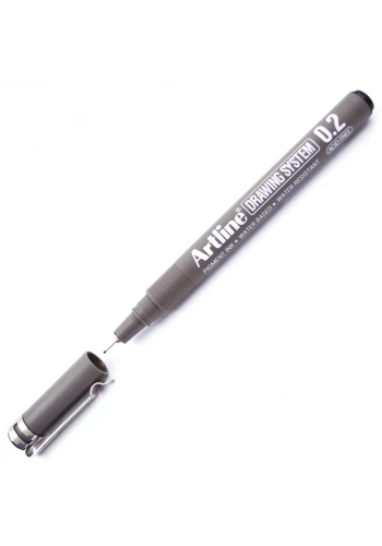 Artline Çizim Kalemi 0.2 mm Siyah EK-232