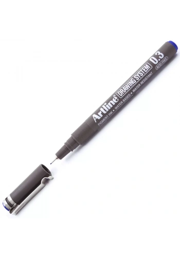 Artline Çizim Kalemi 0.3 mm Mavi EK-233