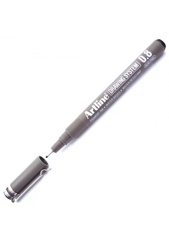 Artline Çizim Kalemi 0.8 mm Siyah EK-238