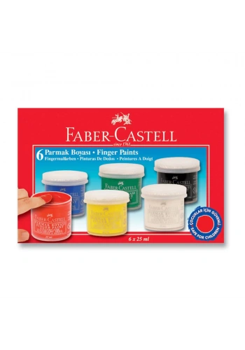 Faber Castell Parmak Boyası 6 Renk