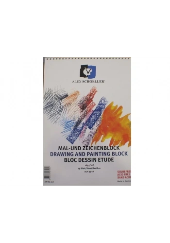 Alex Schoeller Teknik Çizim ve Resim Defteri 165 gr 35x50 cm