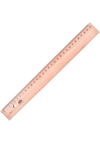 Hatas Tahta Cetvel (Takviyesiz) 30 cm 0035
