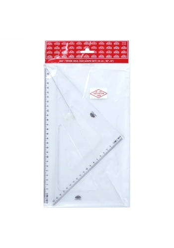 Hatas Teknik Öğrenci Gönye Seti 0807