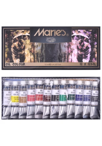 Maries Yağlı Boya 12 Renk E1381