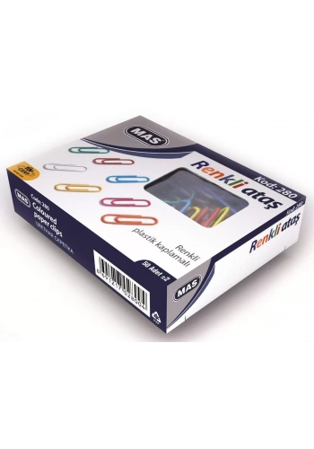 Mas 280 Pvc Kaplı Renkli Ataş 28 mm