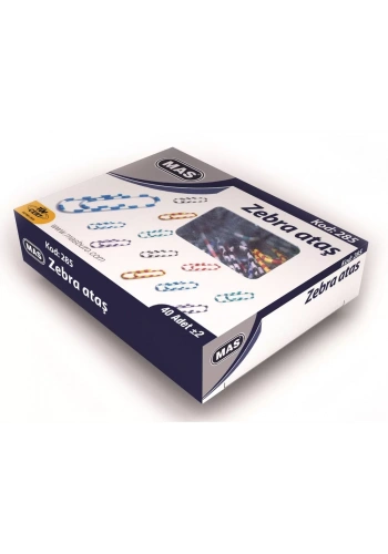 Mas 285 Pvc Kaplı Zebra Ataş 28 mm