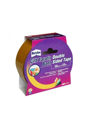 Pattex Çift Taraflı Bant 38mmx25m Şeffaf
