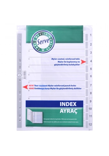 Serve Ayraç 1-12 Rakam SV-5325