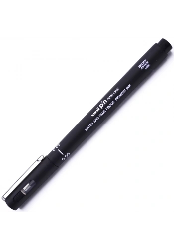 Uni-Ball Pin Fine Line Teknik Çizim Kalemi 0.05 mm Siyah