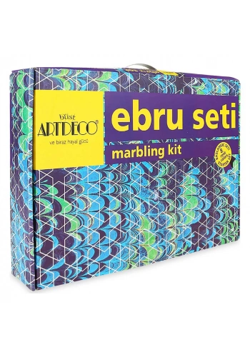 Artdeco Ebru Boyası Başlangıç Seti 8  Parça