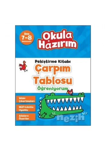 Pekiştirme Kitabı Çaprım Tablosu Öğreniyorum
