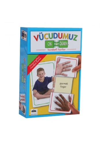 Vücudumuz Çek ve Öğren Hareketli Kartlar