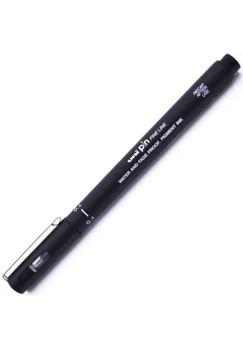 Uni-Ball Pin Fine Line Teknik Çizim Kalemi 0.4 mm Siyah
