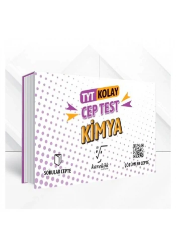 Karekök TYT Kimya Cep Test Kolay