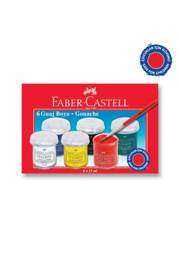 Faber Castell Guaj Boya 6’lı