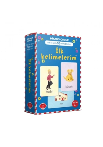 İlk Kelimelerim - 30 Adet Eğitici Kart