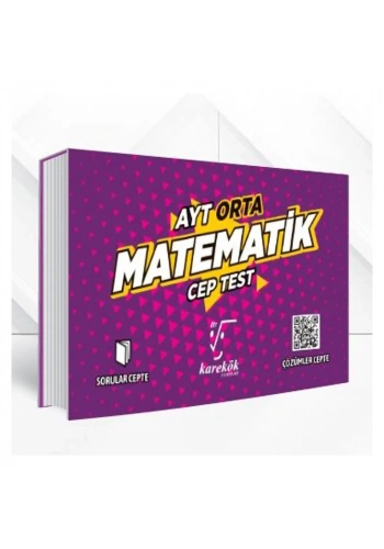 Karekök AYT Matematik Cep Test Orta