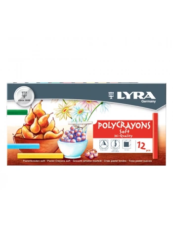 Lyra Polycrayons Soft Toz Pastel Boya 12’li L5651120