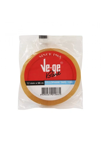 Vege Selofan Şeffaf Bant 12x66 mt NR-3218